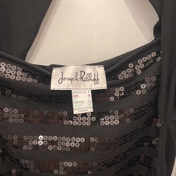 Joseph Ribkoff black sequence too - Picture 3 of 4